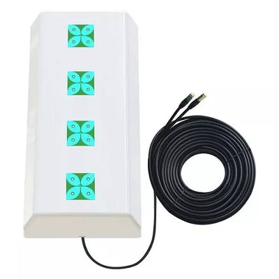 5G / LTE / CBRS 2x2MIMO antena, 1.7-3.8GHz, 2x 14dBi