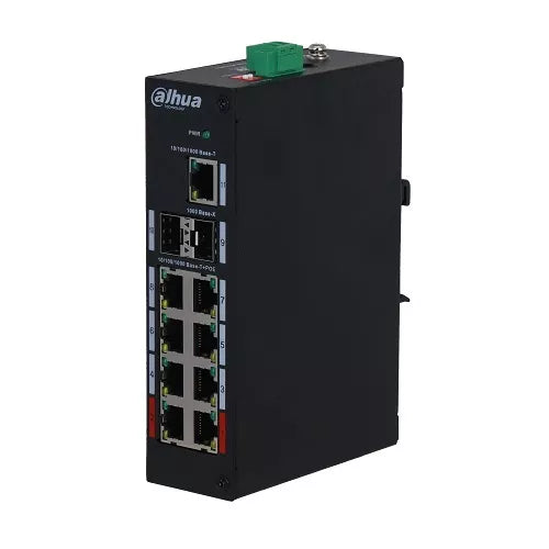 PoE šakotuvas 8*1000Mbps PoE portai, Uplink 1000Mbps, 120W