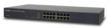 16-prievadų Gigabitinis interneto tinklo šakotuvas Planet GSW-1601