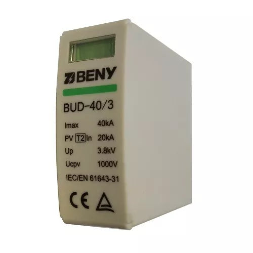 PV atsarginis SPD modulis, 1000V DC, 40kA, T2