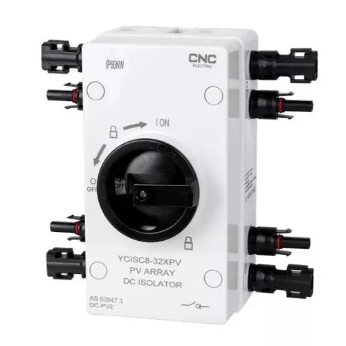 DC jungiklis 32A, 1000VDC, MC4, IP66NW