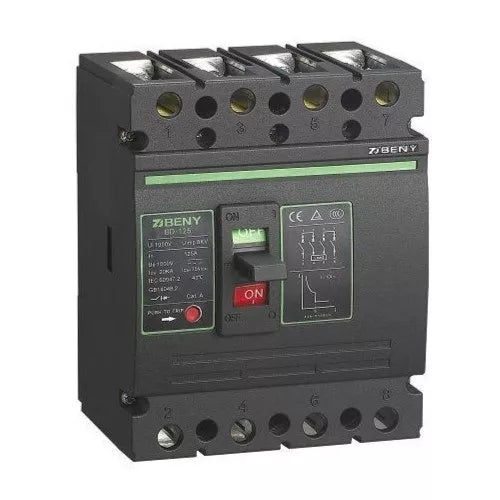 DC jungiklis 4P, 125A, 1000VDC