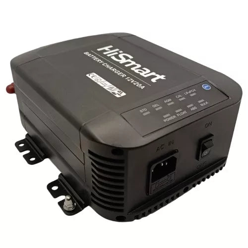 Automatinis švino rūgšties /  LiFePO4 akumuliatoriaus įkroviklis, 12V 20A