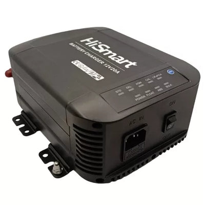 Automatinis švino rūgšties /  LiFePO4 akumuliatoriaus įkroviklis, 12V 20A
